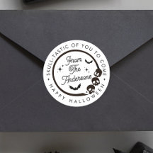 Feliz Feliz Halloween Skeletons Bats