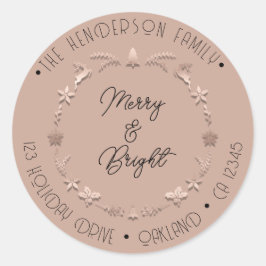 Adesivo Redondo Feliz Feriado direito de  Feriado Feriado Feriado 