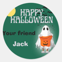 Feliz Halloween Personalizado Ghost Pumpkin