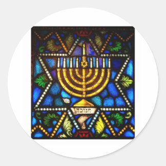 ADESIVO REDONDO FELIZ HANUKKAH