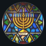 ADESIVO REDONDO FELIZ HANUKKAH<br><div class="desc">FOTO</div>