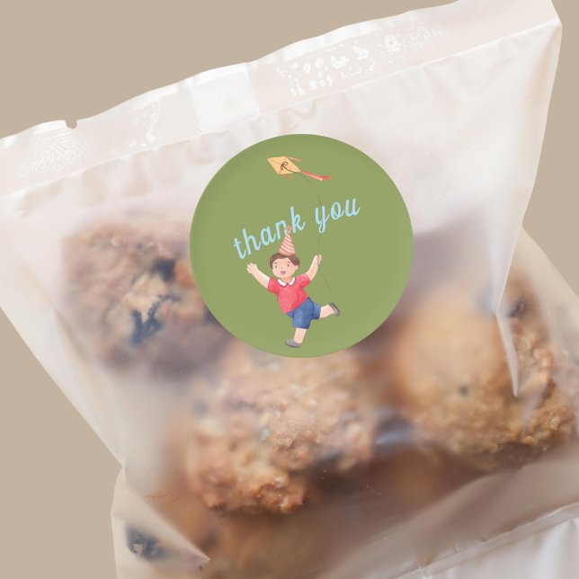 Adesivo Redondo Feliz Jardim de Crianças de Aniversário Feliz Obri (Criador carregado)