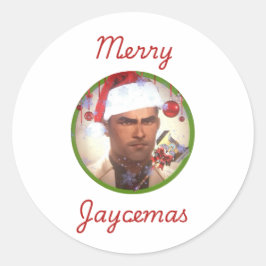 Adesivo Redondo Feliz Jaycemas Sticker
