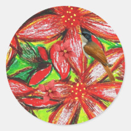 Adesivo Redondo Feliz Natal!