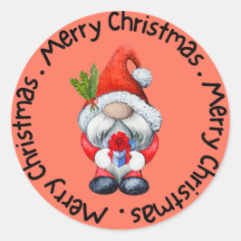 Adesivo Redondo Feliz Natal