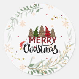 Adesivo Redondo Feliz Natal