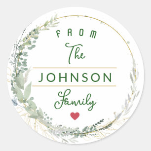 Adesivo Redondo Feliz Natal