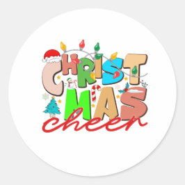 Adesivo Redondo Feliz Natal