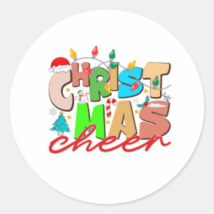 Adesivo Redondo Feliz Natal