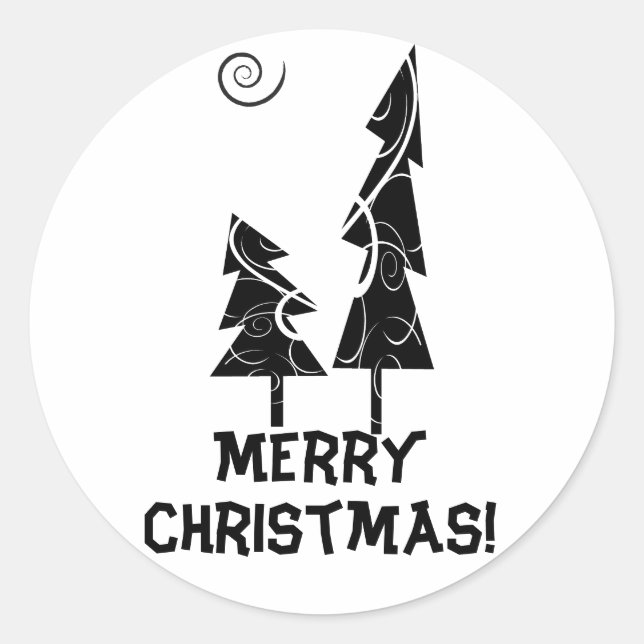 Adesivo Redondo Feliz Natal! (Frente)
