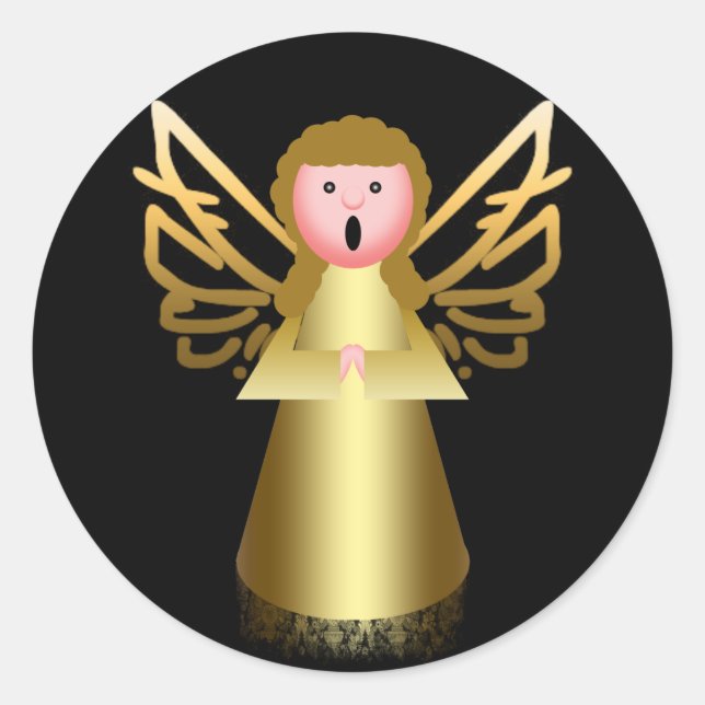 Adesivo Redondo Feliz Natal (Frente)