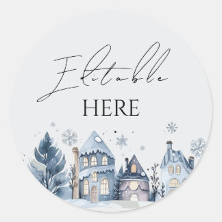 Adesivo Redondo Feliz Natal