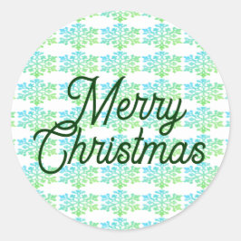 Adesivo Redondo Feliz Natal Envelope Selos