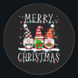 Adesivo Redondo Feliz Natal Gnomo Família Engraçada Xmas Kids Adul<br><div class="desc">Feliz Natal Gnomo Família Engraçada Xmas Crianças Adultos</div>