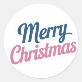 Adesivo Redondo Feliz Natal Joyful Stickers Round Stickers