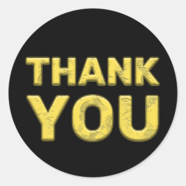Adesivo Redondo Feliz Natal, Obrigado Sticker!