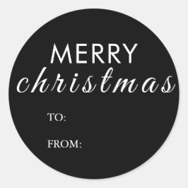 Adesivo Redondo Feliz Natal Para O Nome