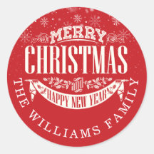 Feliz Natal Vermelho e um Feliz Ano Novo