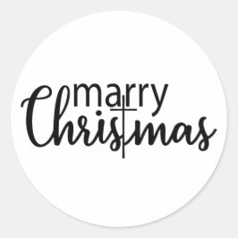 Adesivo Redondo Feliz Natal vibes Mama christian cruz Mulheres