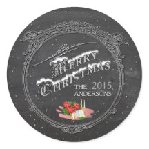 Feliz Natal Vintage Chalkboard