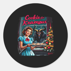 Adesivo Redondo Feliz Natal Xmas Cookies Para Krampus Graphic U