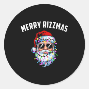 Adesivo Redondo Feliz Rizzmas Adolescentes Crianças Papais noeis E