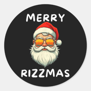 Adesivo Redondo Feliz Rizzmas Crianças Adolescentes Escola Engraça