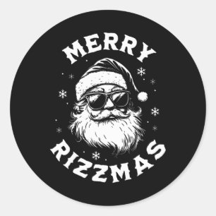 Adesivo Redondo Feliz Rizzmas Crianças Adolescentes Escola Engraça