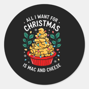 Adesivo Redondo Feliz Xmas Tudo O Que Quero Para O Mac De Natal E