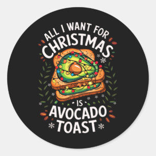 Adesivo Redondo Feliz Xmas Tudo Que Quero É Um Brinde De Natal
