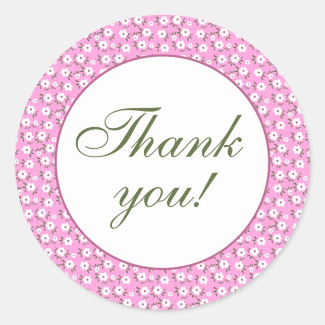 Adesivo Redondo Felizes Flores (Frente)