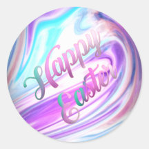 Felz pascoa Abstrato azul púrpura