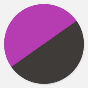 Adesivo Redondo feminismo anarquista bandeira da anarquia negra ro