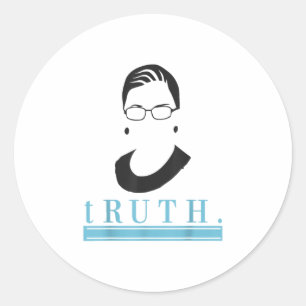 Adesivo Redondo Feminismo cita Mulheres Presentes Feministas tRUTH