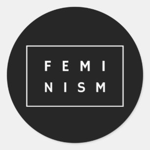 Adesivo Redondo Feminismo, Feminista, Mulher Dom Dom