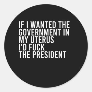 Adesivo Redondo Feminista Pro Choice - Direitos do Aborto