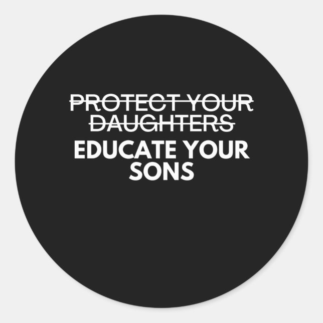 Adesivo Redondo Feminista Pró Escolha Direitos do Aborto (Frente)