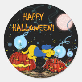 Adesivo Redondo Ferald e o Rotten Pumpkins | Halloween