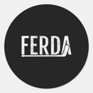 Adesivo Redondo Ferda Para o Hóquei dos Rapazes