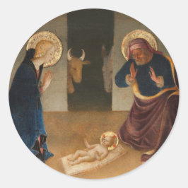 Adesivo Redondo Feriado da Natividade