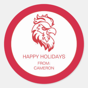 Adesivo Redondo Feriado da Universidade Estadual de Jacksonville