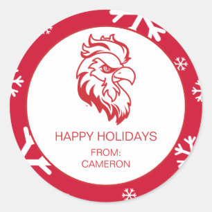 Adesivo Redondo Feriado da Universidade Estadual de Jacksonville