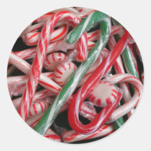 Feriado de Natal Candy Canes and Peppermints