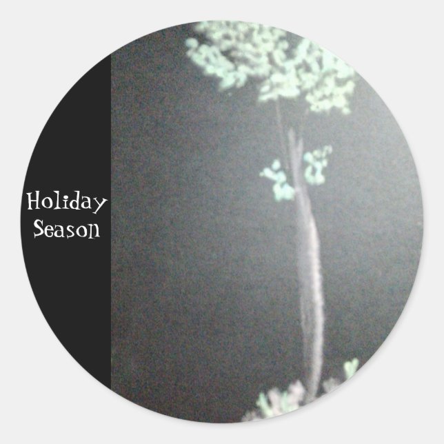 Adesivo Redondo Feriado do Moon Sticker (Frente)