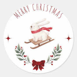 Adesivo Redondo Feriado &Natal