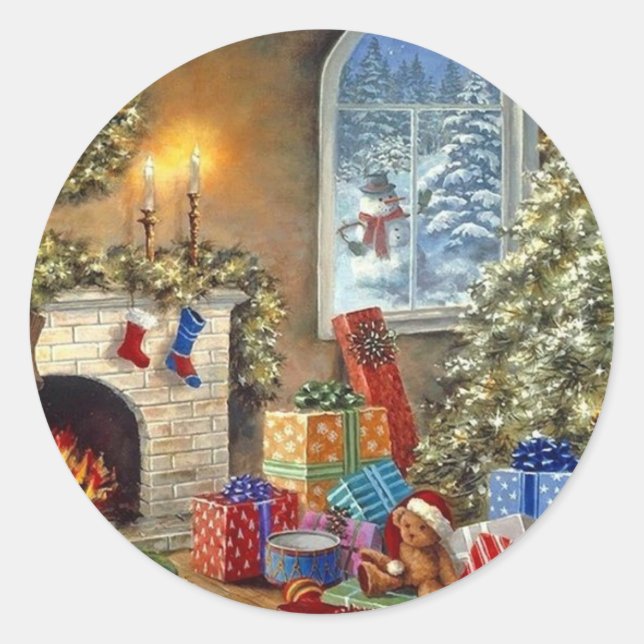 Adesivo Redondo Feriados Cozy (Frente)