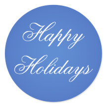 Feriados felizes Azuis - Festas de Natal