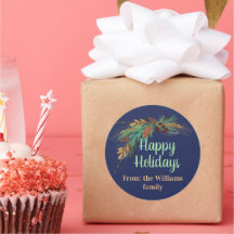 Feriados felizes personalizáveis de:...Sticker