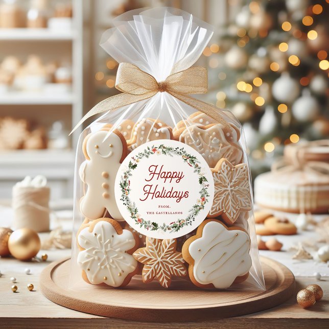 Adesivo Redondo Férias Foliage (Criador carregado)