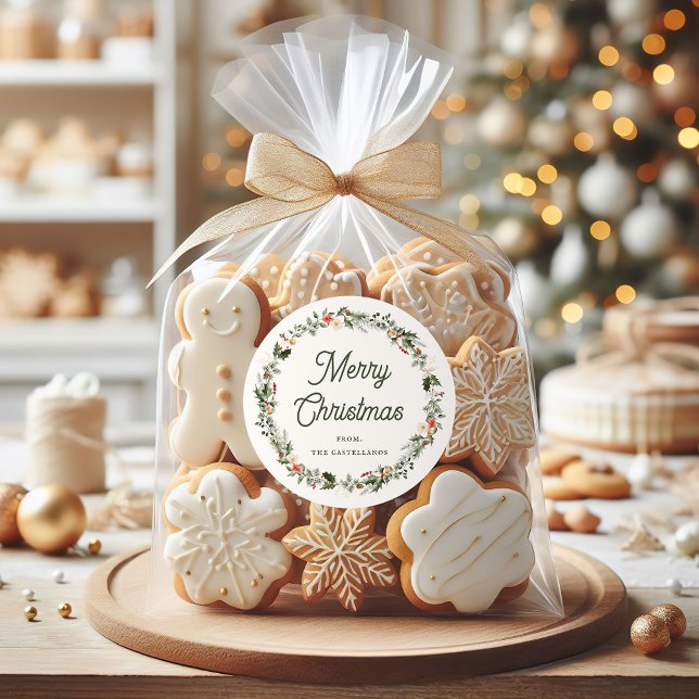 Adesivo Redondo Férias Foliage (Criador carregado)